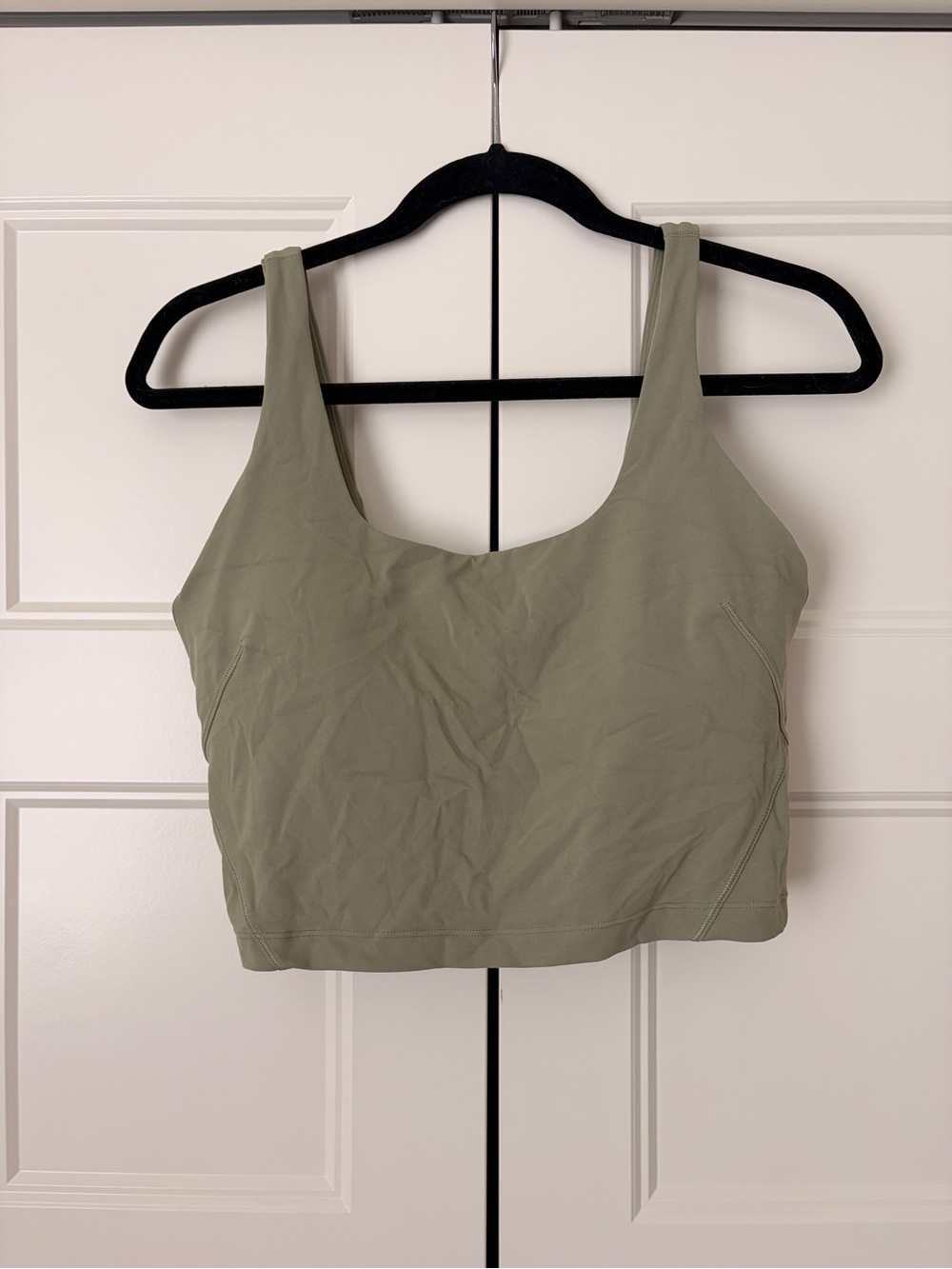 lululemon athletica Align Tank: Sage Green Scoop-Neck Crop Tank